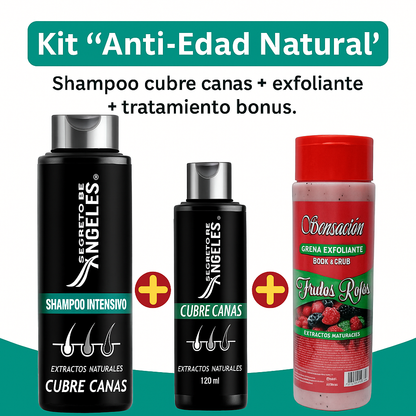 Cubre canas al instante: Resultados progresivos sin tintes agresivos + Obsequio