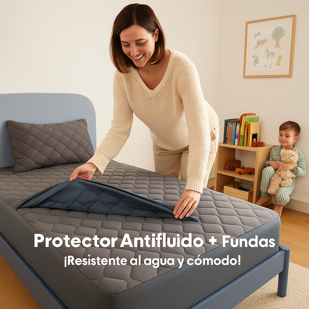 Protector Premium Antifluido QUALITY + Fundas Incluidas