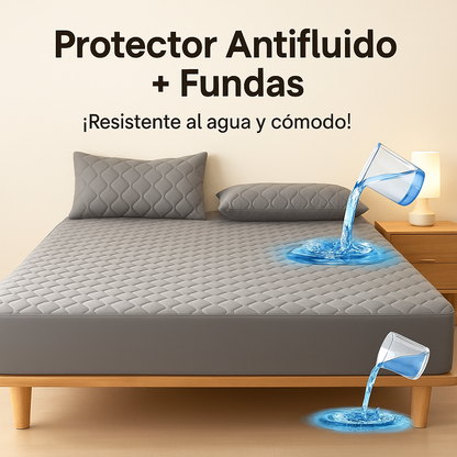 Protector Premium Antifluido QUALITY + Fundas Incluidas